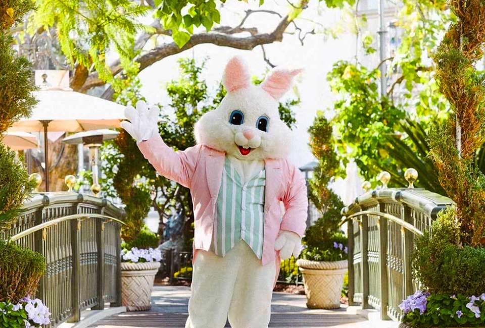 Here comes Peter Cottontail! Photo courtesy of The Grove