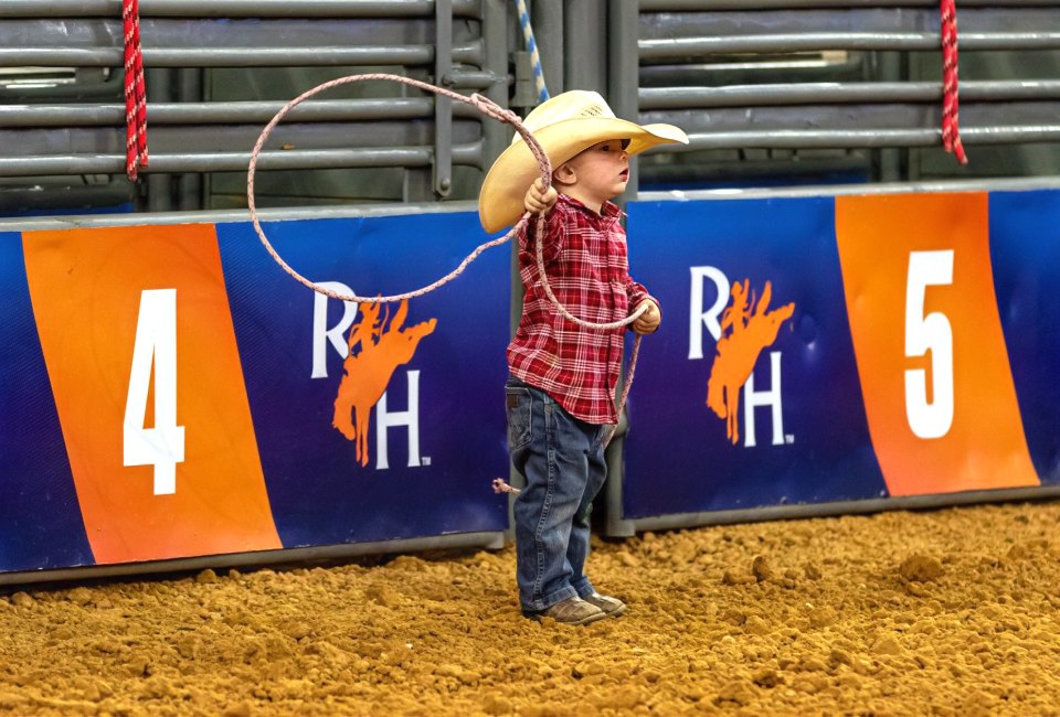 Stay at one of these nearby hotels for the easiest Houston Rodeo experience. Photo courtesy of the Houston Livestock Show & Rodeo