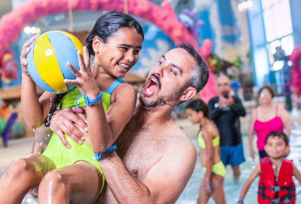 Have some fun in the water even in the winter at one of these indoor water parks near Chicago. Photo courtesy of the Kalahari Resort