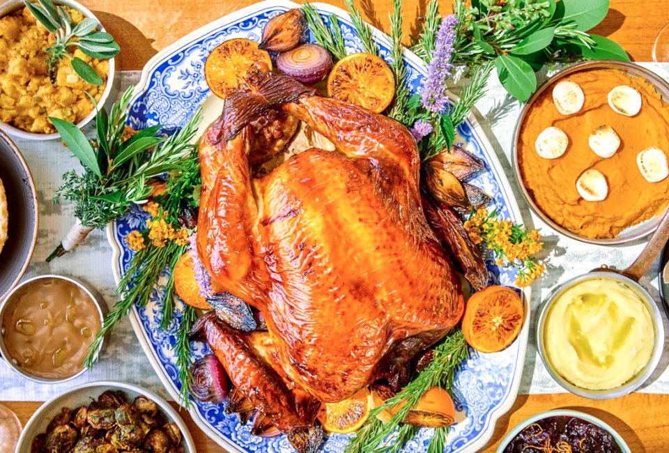 A traditional Thanksgiving feast doesn't have to come from your oven. Photo courtesy of the Loews Santa Monica Beach Hotel