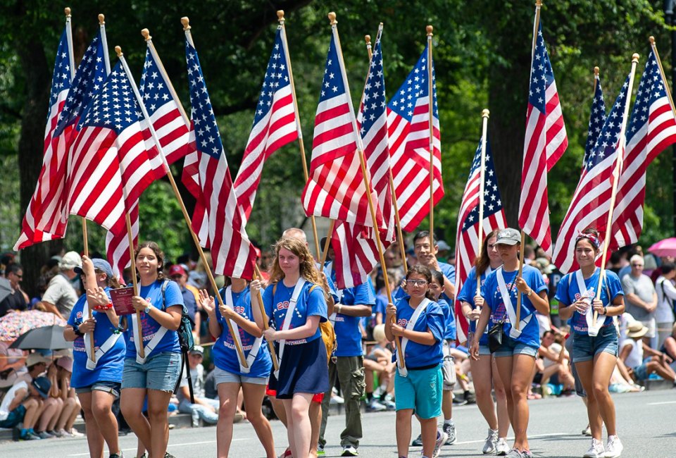 Plenty of patriotic pride is on display at the National Independence Day Parade. Photo courtesy of the parade 