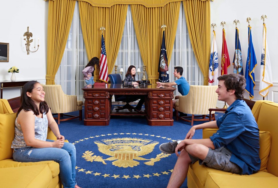 Take a seat in the Oval Office. Photo courtesy of the Nixon Foundation