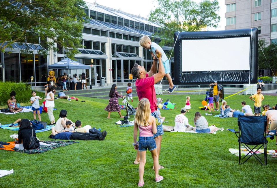 Boston features free movies this summer! Photo by Hannah Rose Photography, courtesy of the Prudential Center