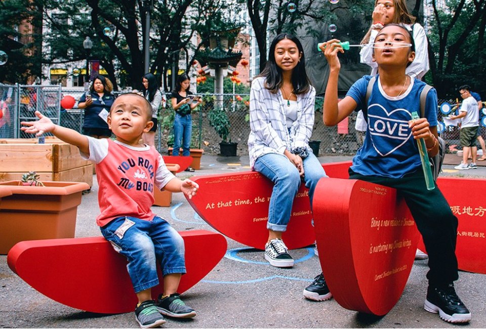 Indoors and out and about, there are so many thing to do in Boston with kids before they grow up! Photo courtesy of the Rose Kennedy Greenway website