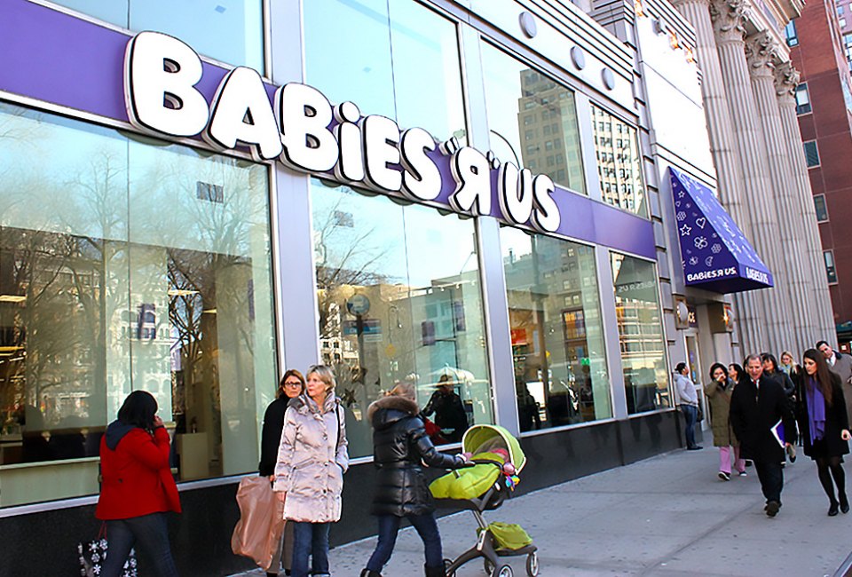 This New York City Babies 'R' Us is on the chopping block. Photo via Chain Store Age