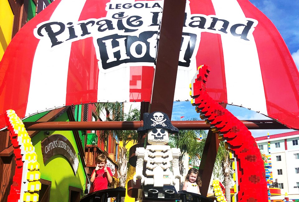 Florida's Legoland Pirate Island Hotel is a wonder of creativity. Photo courtesy author