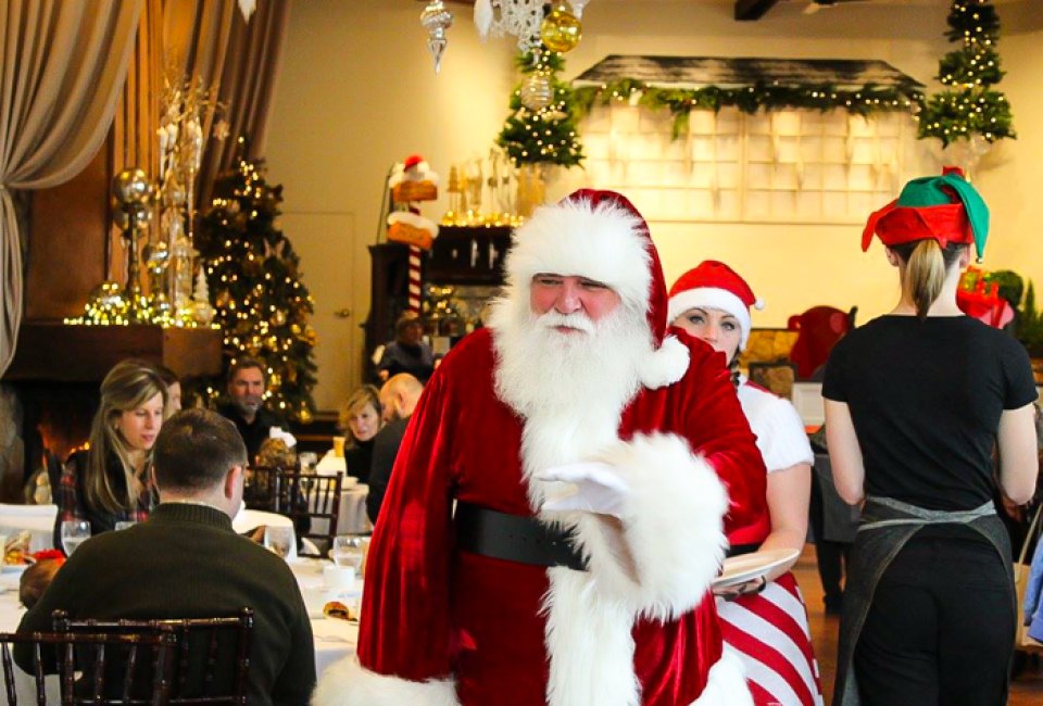West Hartford's Pond House Cafe hosts brunch with Santa. Photo courtesy of the Cafe