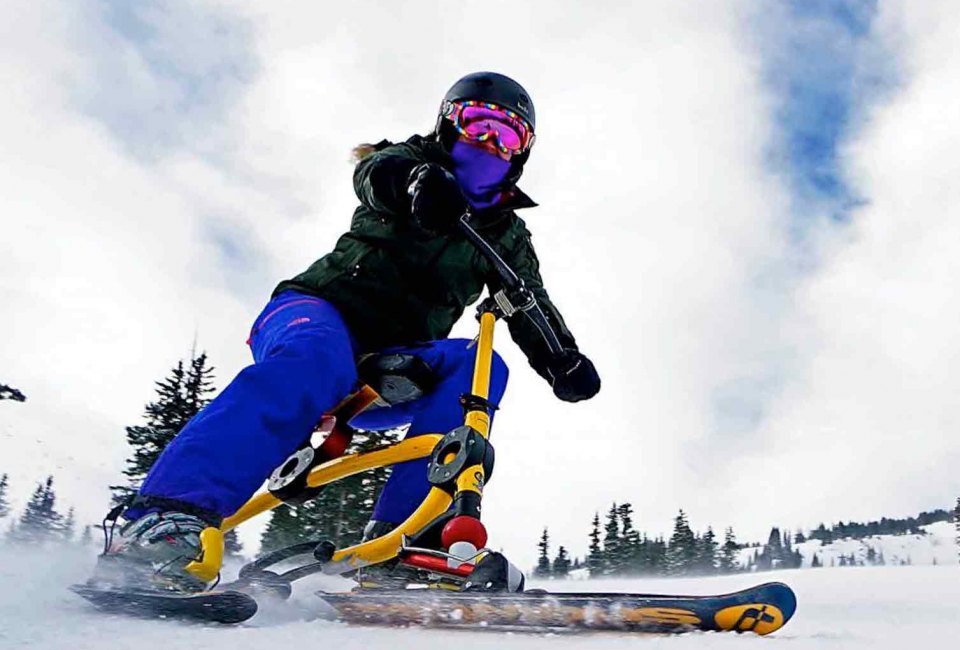 snowbiking Powder Ridge Park