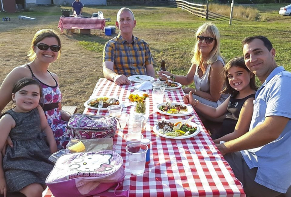 The way to a father's heart is definitely through his stomach! Father's Day BBQ photo courtesy of Powisset Farm