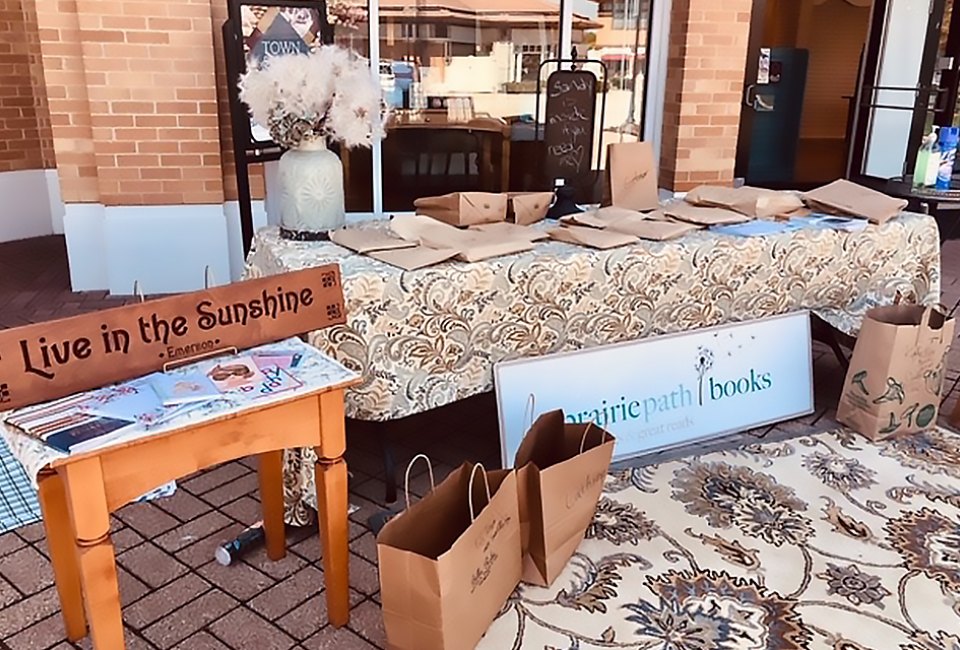 Prairie Path Books prides itself on its customer service but is staying safe with contactless pickup right now. Photo courtesy of Prairie Path