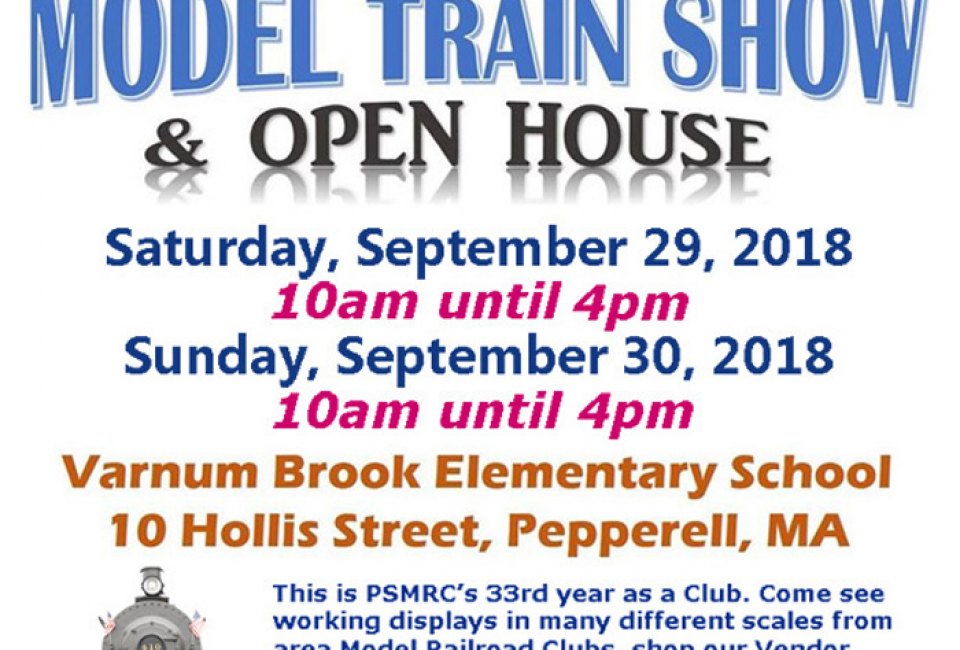 Model Railroad Show & Open House Show Flyer