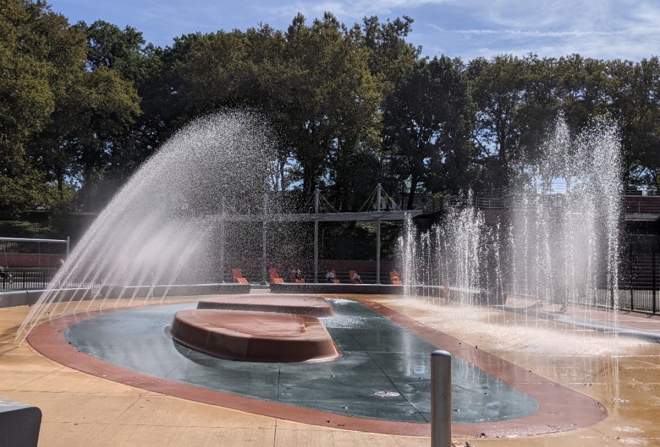 Spray area at Charybdis Playground