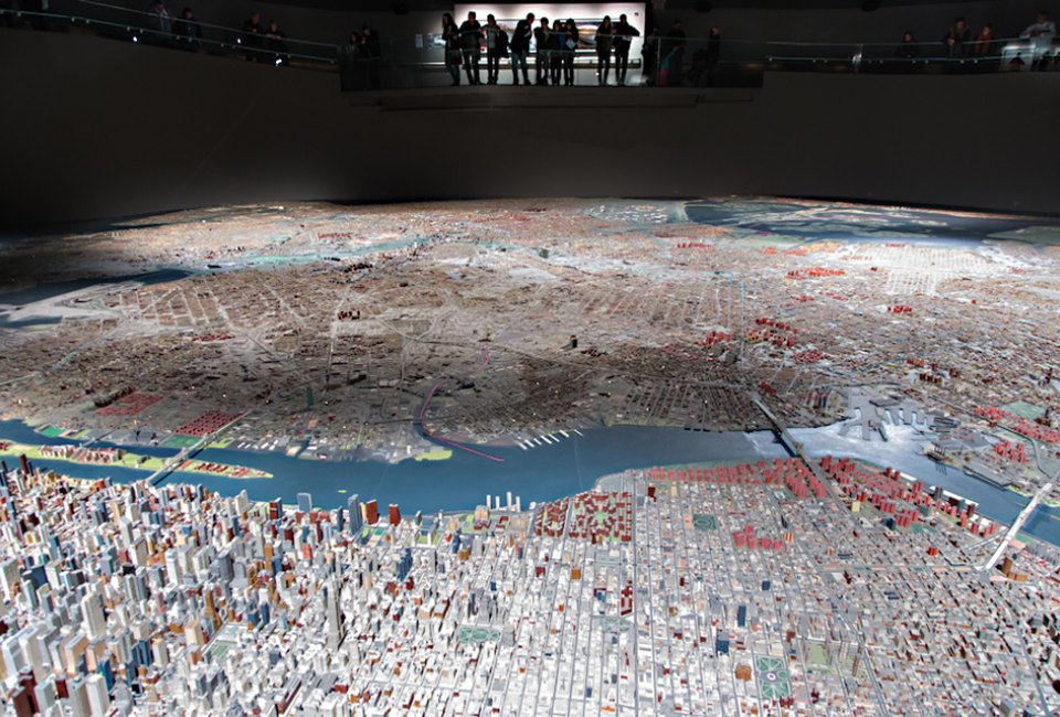 Gaze at the famous Panorama of NYC.
