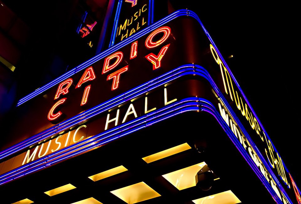 Radio City Music Hall in Midtown NYC has a timeless appeal and a packed calendar of kid-friendly entertainment. 