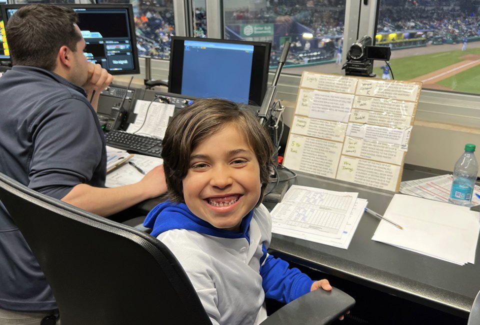 Enter Your Child to Be the Next Junior Announcer at a Yard Goats Game–It’s Unforgettable! Nominate your child to step into the American Eagle Production Booth at a memorable Yard Goats game.