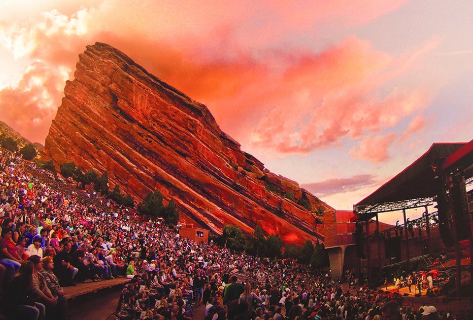The view is always great at Red Rocks Amphitheatre. Take in a show, or climb (or jog) the steps when no one is around.