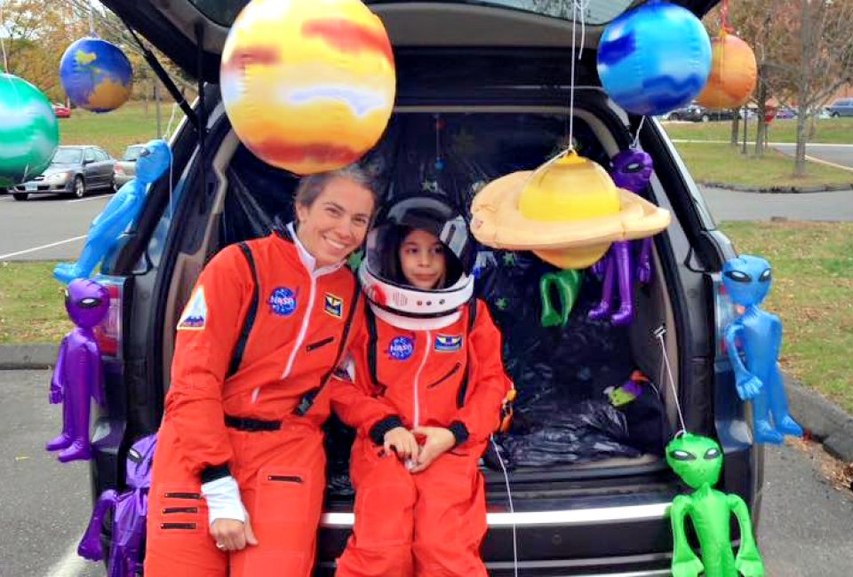 Families really deck out their rides (interplanetary or otherwise) at Redding's Trunk or Treat. Photo courtesy of Redding Neighbors and Newcomers 
