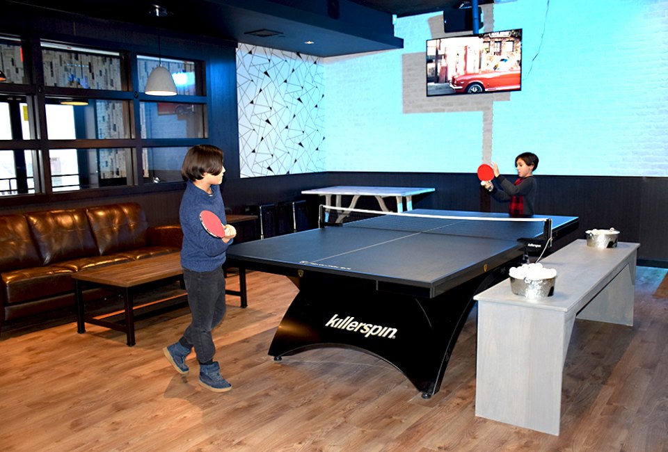 The two private areas at SMASH are ideal for parties and other gatherings. 