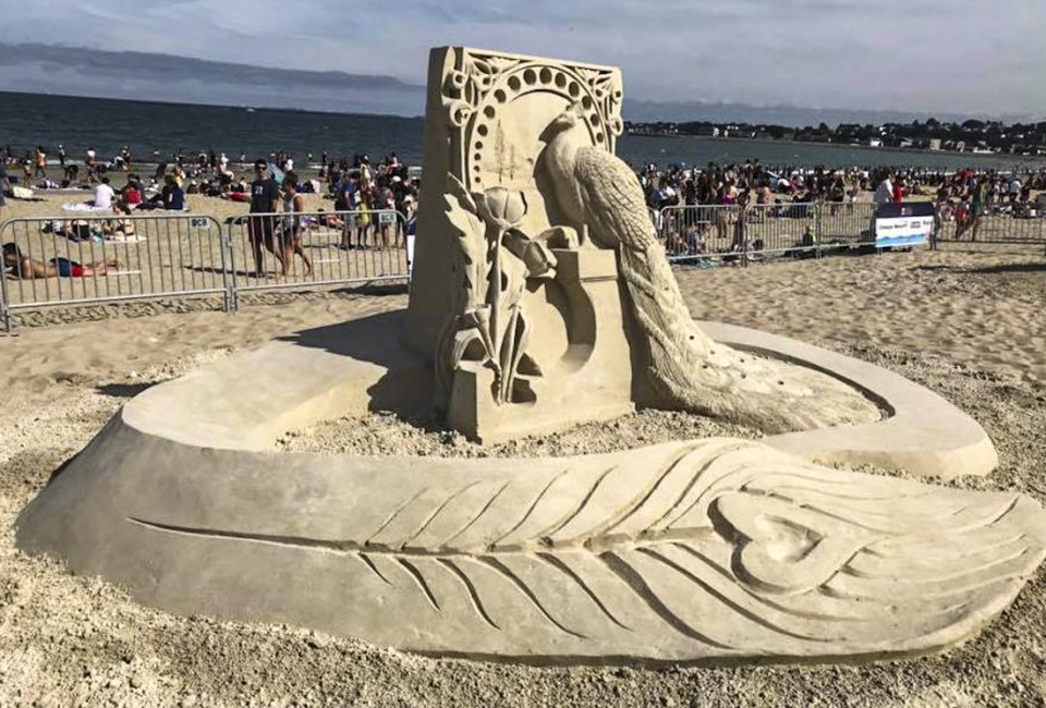 See amazing sculptures this July. Photo courtesy of the Revere Beach International Sand Sculpting Festival