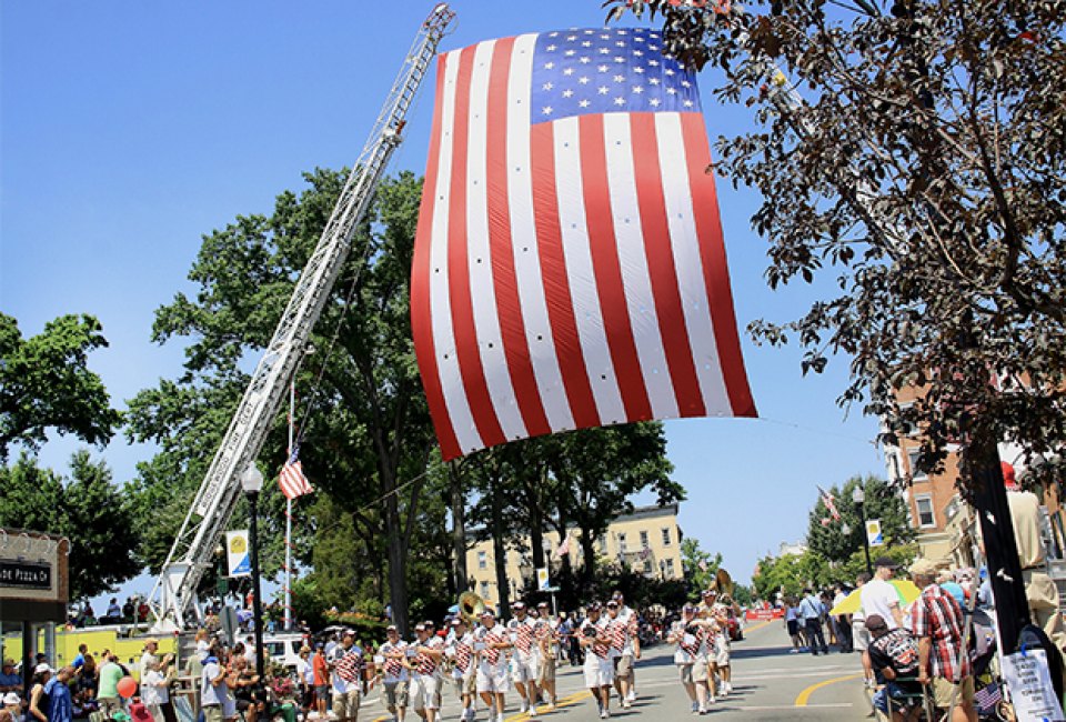 Ridgewood's 4th of July festivities kick off with a patriotic parade. Photo by EBoechat via Flickr