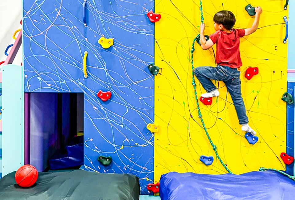 Kids want to climb the walls? Let them! Just not at your house...
