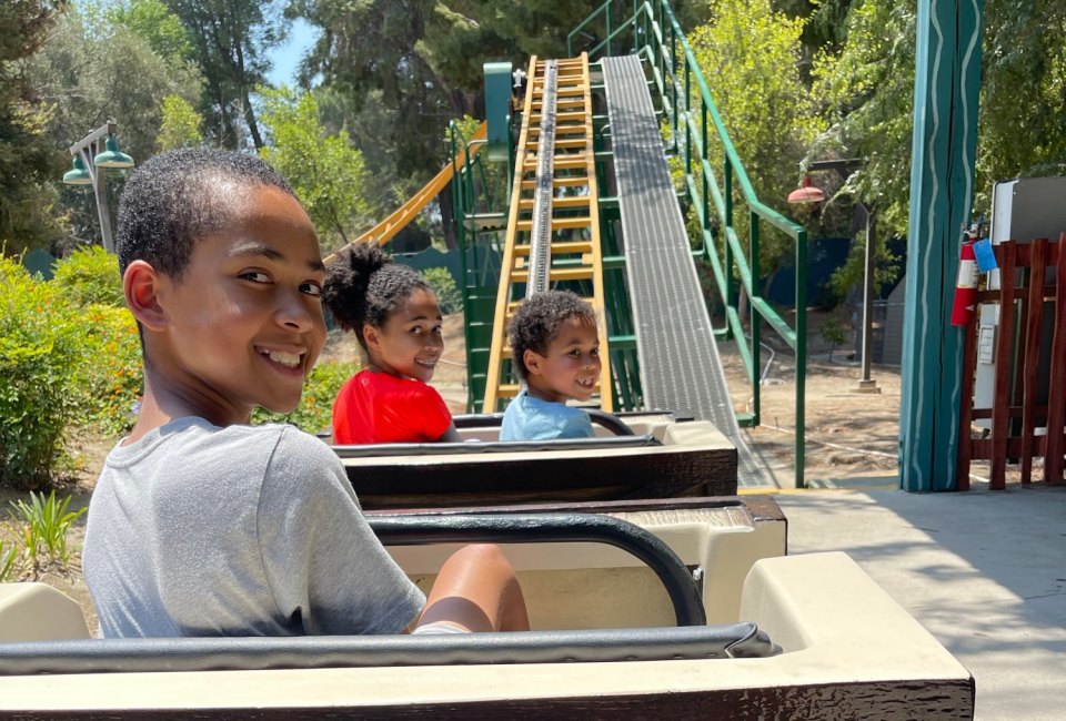 There are rides that delight tots and teens at Six Flags.