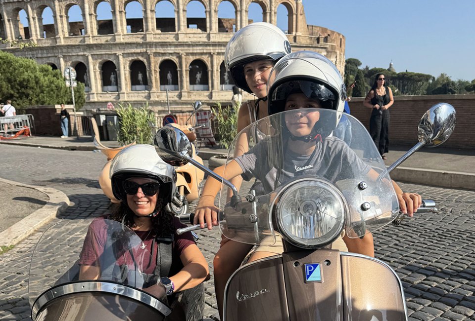 There is nothing quite like zipping around Rome on a Vespa while a guide explains the city’s rich history.