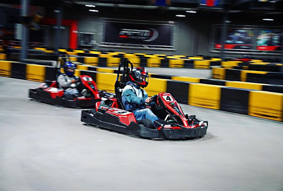 Adrenaline-fueled tweens will thrill to the go-karts at RPM Raceway. Photo courtesy of the raceway