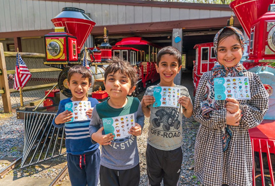 How many creatures can you spot when riding Spring Eye Spy Trains? Photo courtesy of Montgomery Parks
