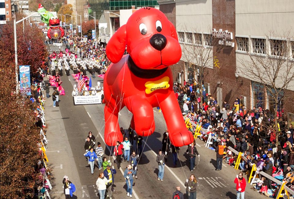 Stamford Thanksgiving Parade largest character-balloon displays 