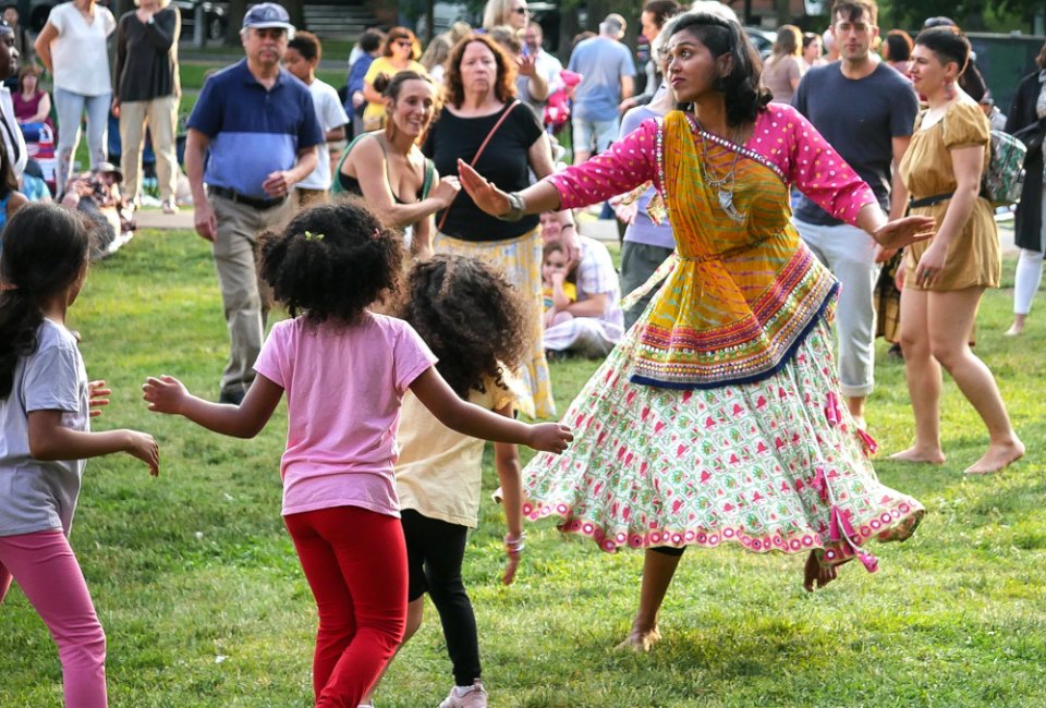 The summer weather is bringinging families out for the top things to do in Connecticut with kids for June 2024. Garba360 photo courtesy of International Festival of Arts and Ideas 