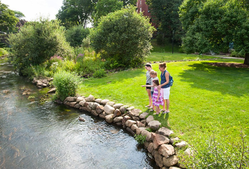 Image of family in park - Things To Do in Plymouth with Kids: Plymouth Rock and More