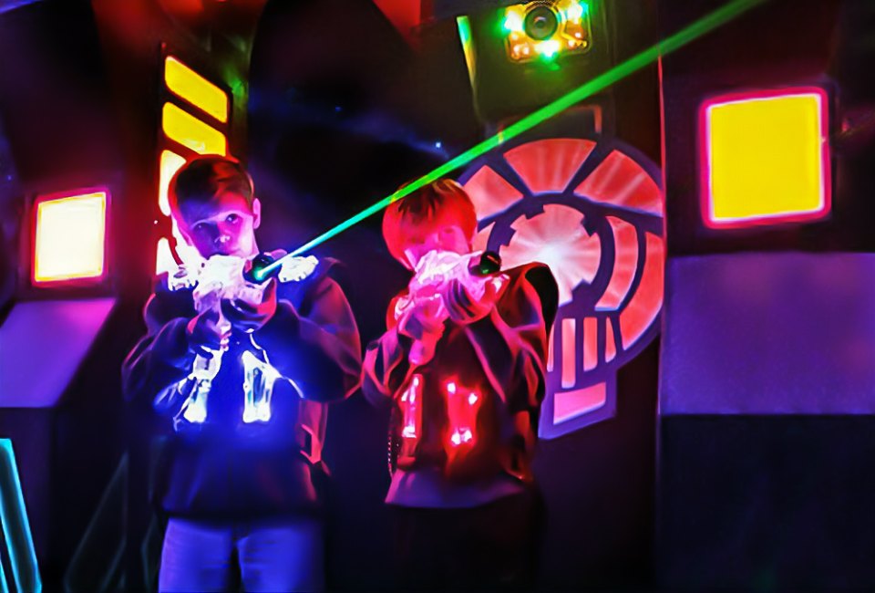Zap the competition with a game of laser tag at Ultrazone. Photo courtesy of Ultrazone