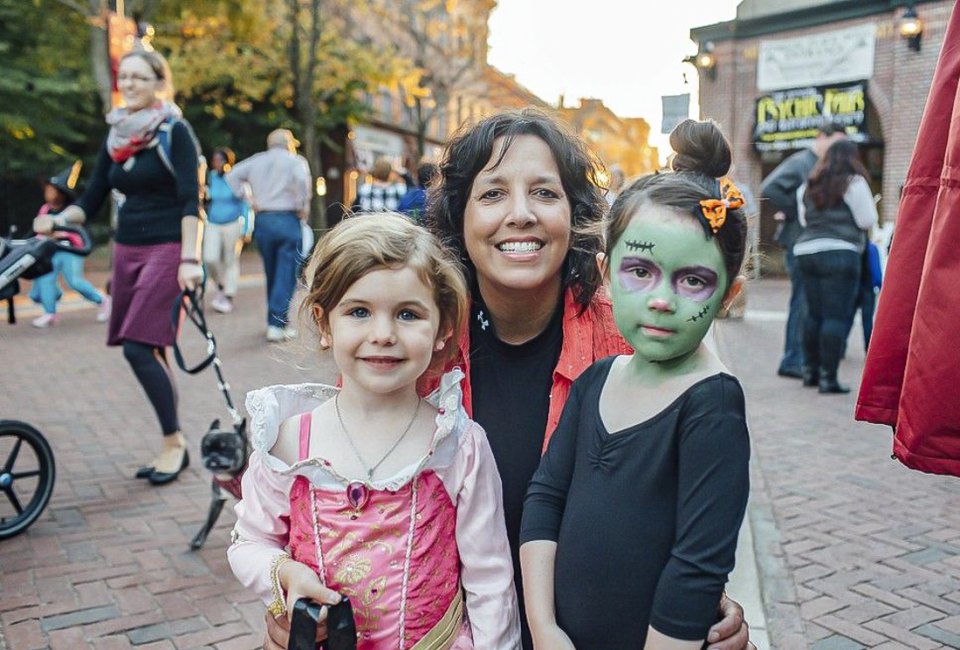 Witch City is one of the best places to trick-or-treat in Greater Boston. Photo by John Andrews, courtesy of the Salem Haunted Happening Facebook page.