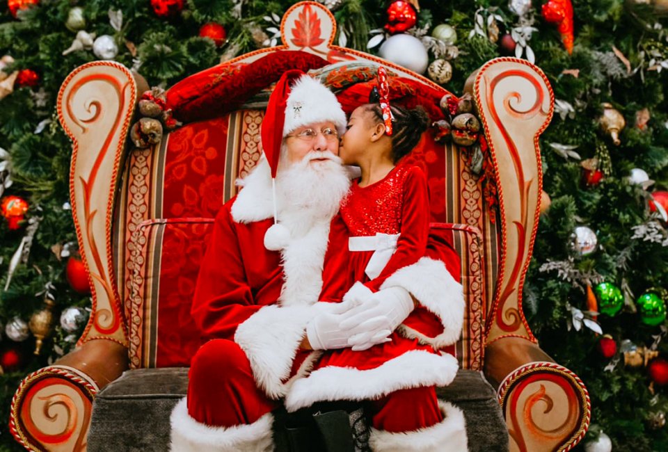 Take your pictures with Santa at the 900 N Michigan Shops. Photo courtesy of the shops