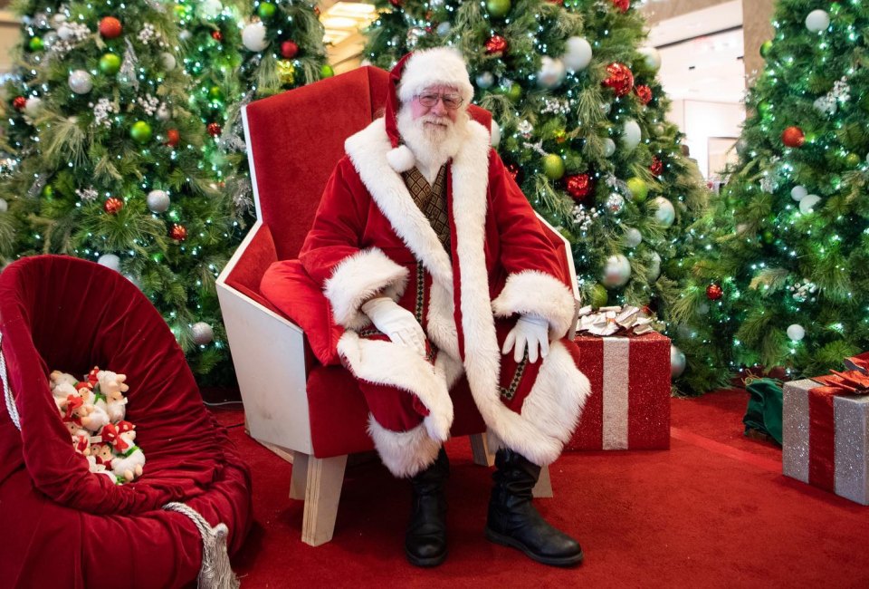 Children in need of a sensory-friendly Santa experience can head to Santa Cares at the Galleria on Sunday. Photo courtesy of Houston Galleria.
