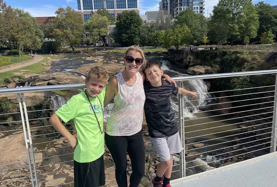 You'll love chasing waterfalls at Falls Park on the Reedy.