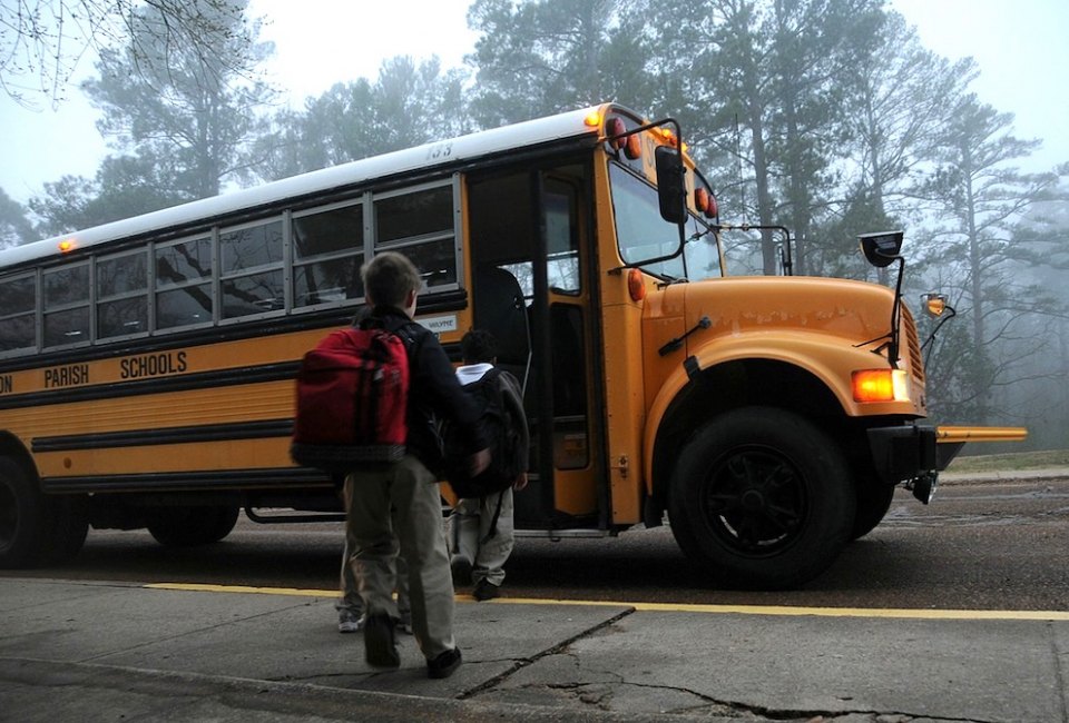 School buses can operate if COVID-19 rates remain under control, but kids need to wear face masks in transit. 