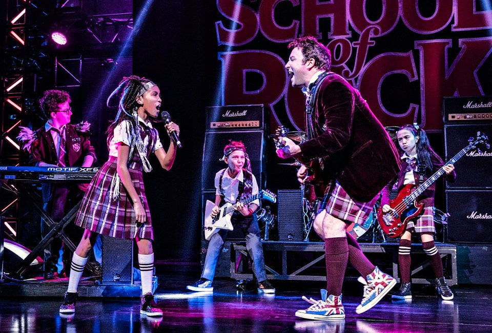 Scene from the national touring company of School of Rock: The Musical. Photo by Matthew Murphy & Evan Zimmerman 