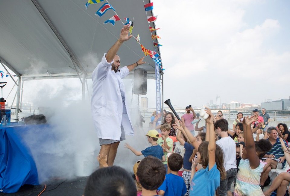  Dive into science this summer at Hudson River Park's Science Saturdays at Pier 84. Photo courtesy of Hudson River Park