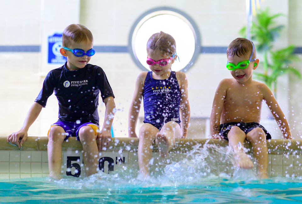 Five Star Swim School provides swim lessons to students of all ages and skill levels. Photo courtesy of Five Star Swim School.