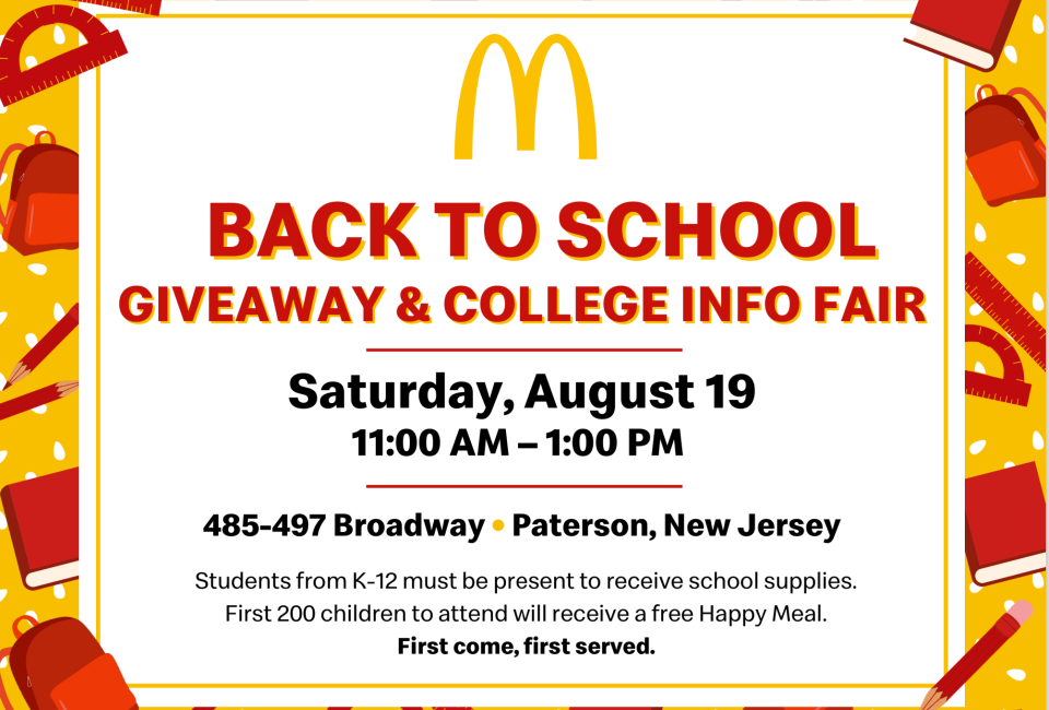 McDonald’s Back to School Giveaway & College Info Fair | Mommy Poppins ...