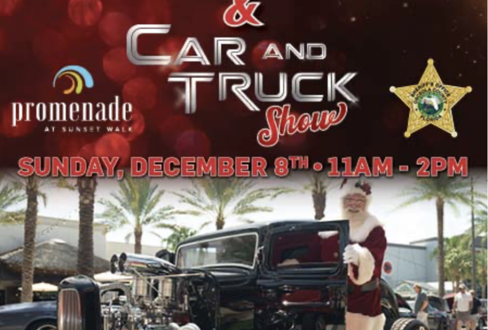 Promenade at Sunset Walk's Toy Drive Car & Truck Show Mommy Poppins