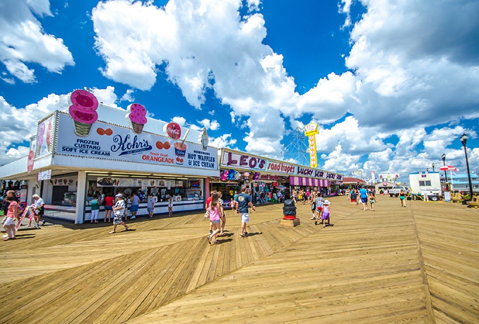 New Jersey boardwalks offer classic summer treats like frozen custard. Photo by Kevin Jarrett via Flickr