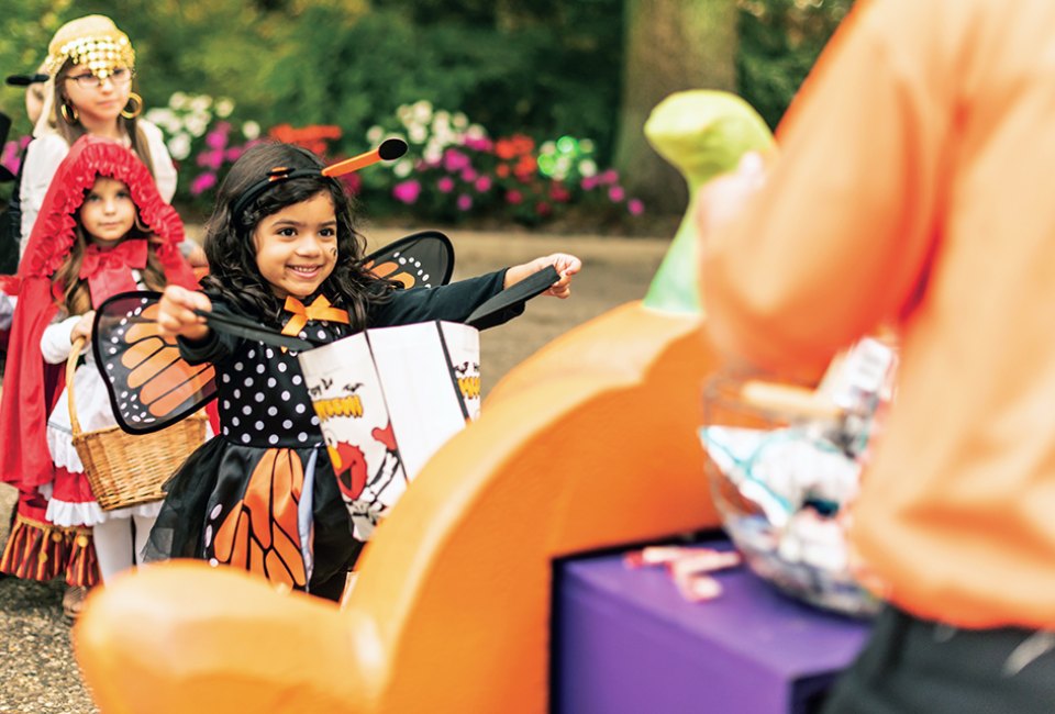 Enjoy silly, not-too-spooky fun at The Count’s Halloween Spooktacular at Sesame Place.  Photo courtesy of Sesame Place