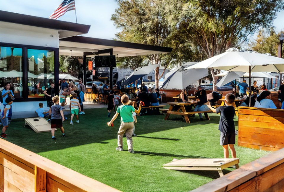 19 San Francisco Restaurants Where Kids Can Play While Parents Eat The Yard in Brentwood. Photo credit: Copyright © 2024 The Yard
