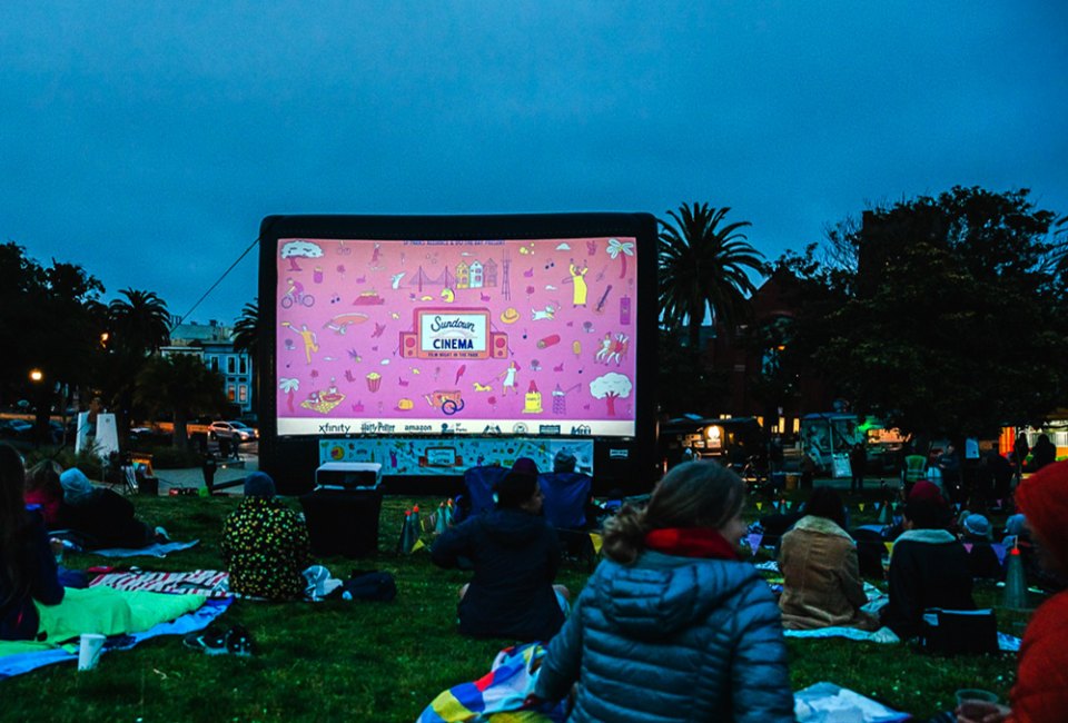 A San Francisco summer means outdoor movies. Photo courtesy of Do the Bay & the San Francisco Parks Alliance 