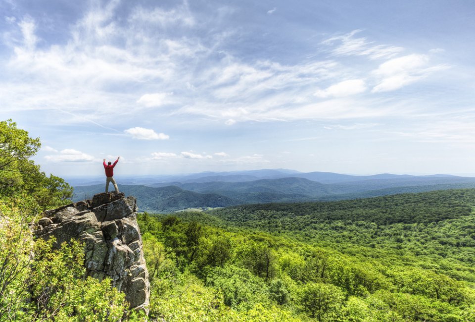 Shenandoah National Park has miles and miles of hikes––and social distance options. Photo courtesy NPS/Neal Lewis