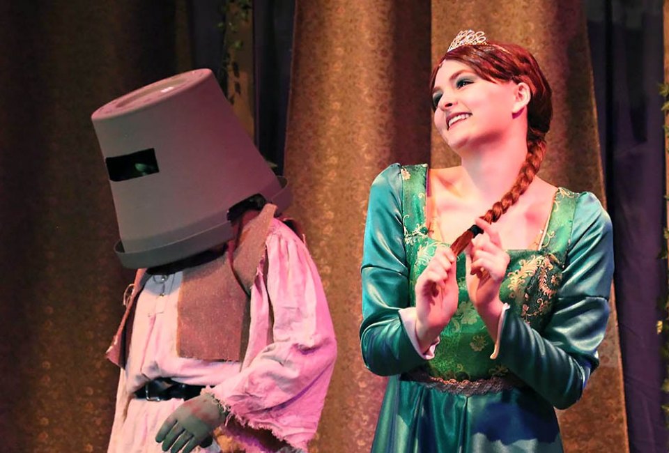 Shrek The Musical Jr. is on stage at the Smithtown Center for the Performing Arts. Photo by Courtney Braun