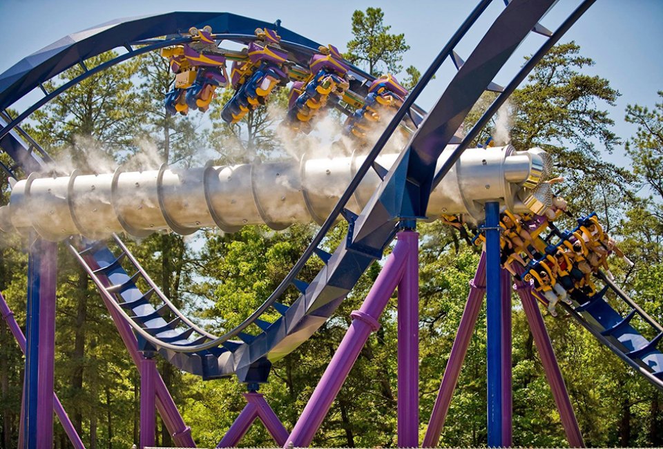 Six Flag Great Adventure brings big time thrills as one of our favorite amusement parks in New Jersey.